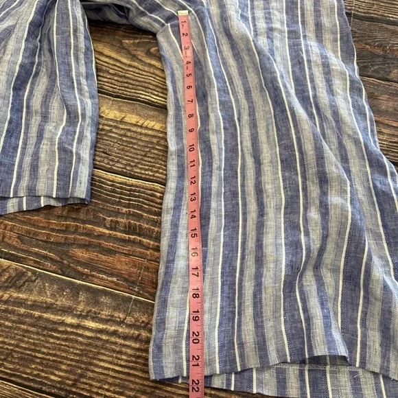 Club Monaco Allentin Linen Blend Jumpsuit Strapless Wide Leg Size 2 - Picture 10 of 13